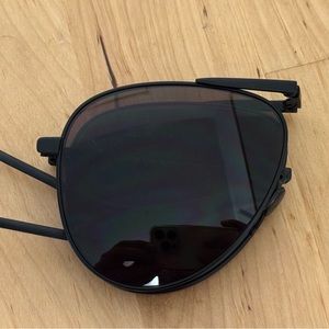 Giorgio Armani 58mm Pilot Sunglasses Foldable